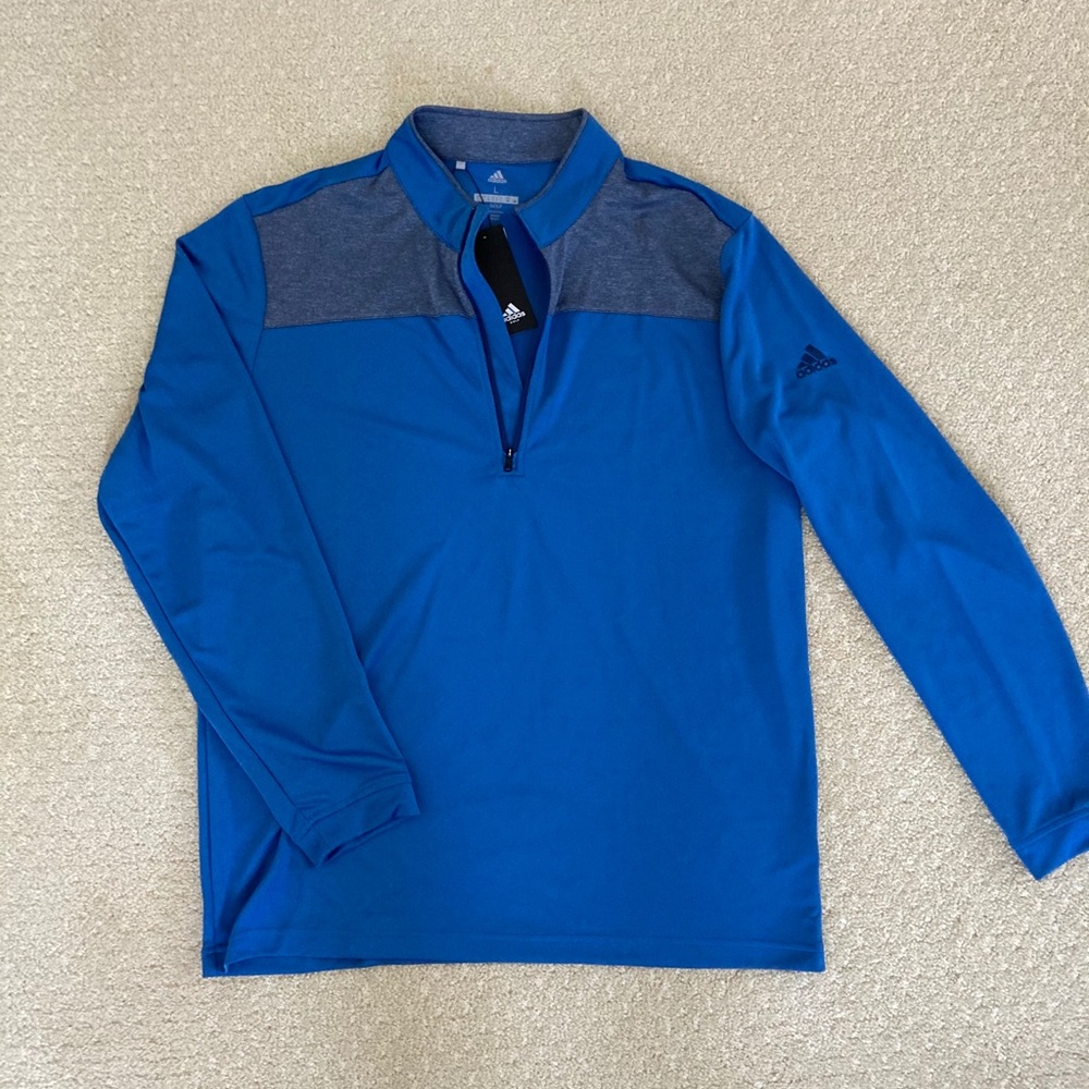 Adidas long sleeve golf shirt